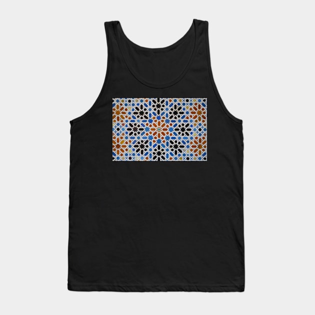 Seville Islamic tile pattern 1 Tank Top by LieveOudejans